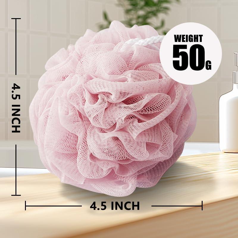 Esponja Exfoliante de Lufa Kristin Fox - Paquete de 4, 11.4 cm