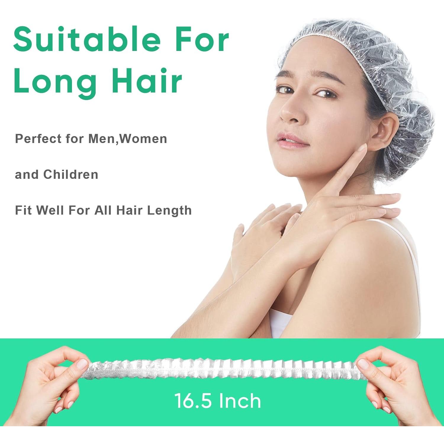 Gorros de Ducha Desechables Avando 200 Piezas Impermeables