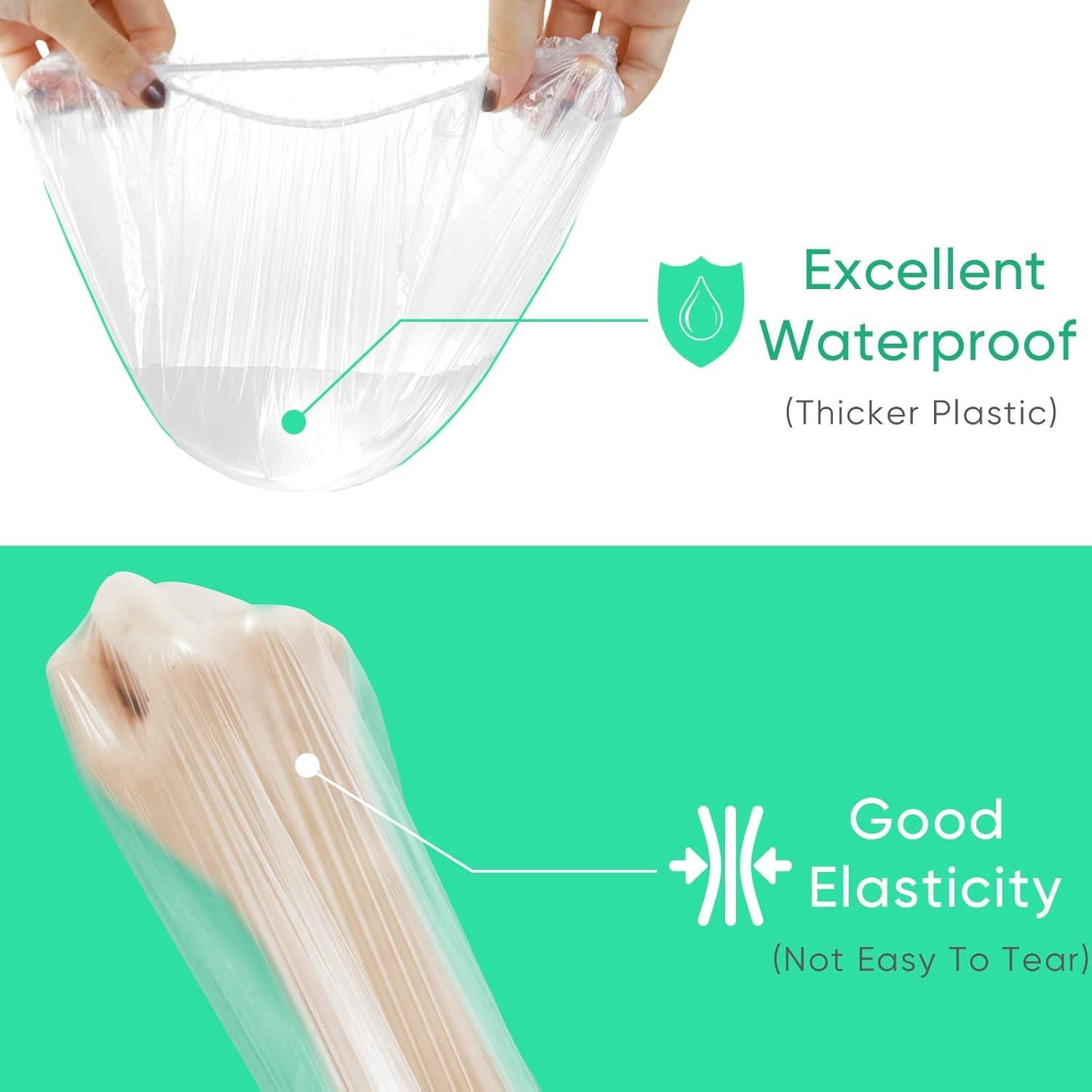 Gorros de Ducha Desechables Avando 200 Piezas Impermeables