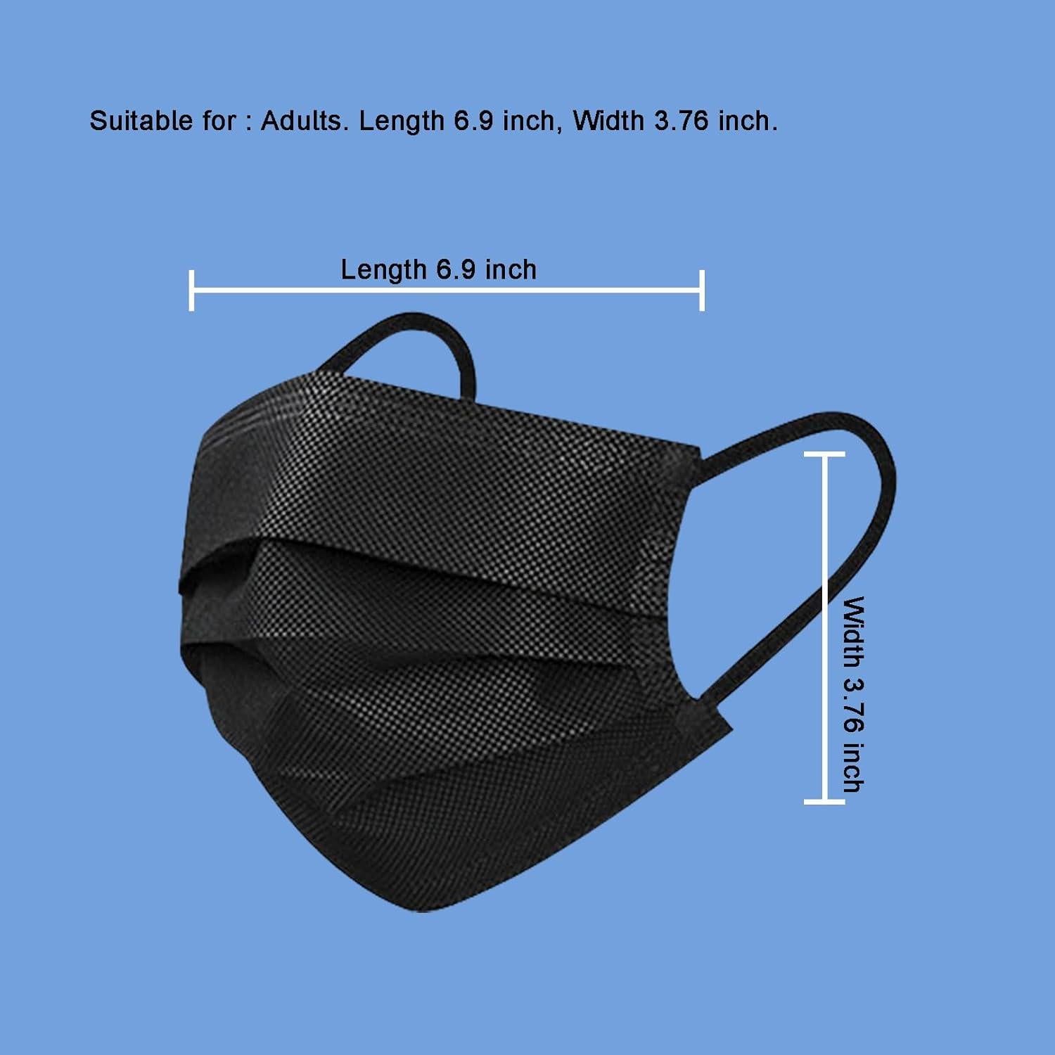 Mascarillas Desechables 3 Capas Azul Earloops 100 Pcs