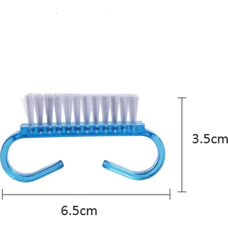 20 Cepillos de Uñas con Mango Ergonomico Benbeno - Multicolor