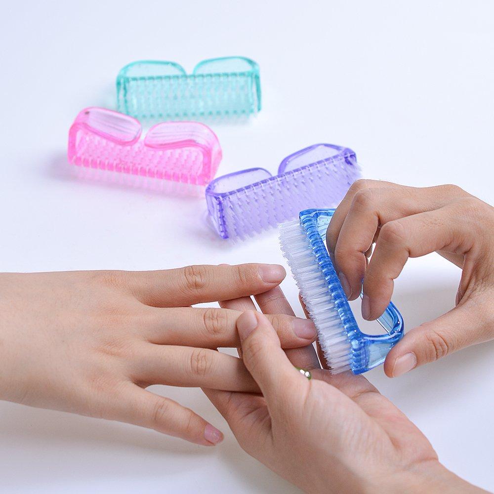 Cepillos de Uñas Hupos - 4 Piezas, Diseño Ergonómico