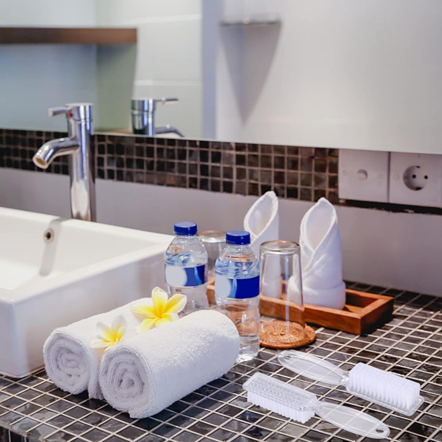 Cepillo de Uñas Yebeauty Transparente - Paquete de 4 Piezas