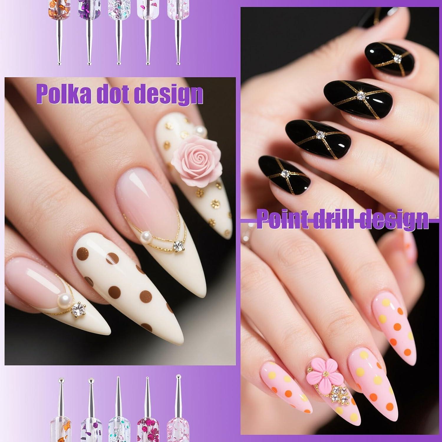 Set de 10 Pinceles para Arte de Uñas Artdone - Detalles Finos