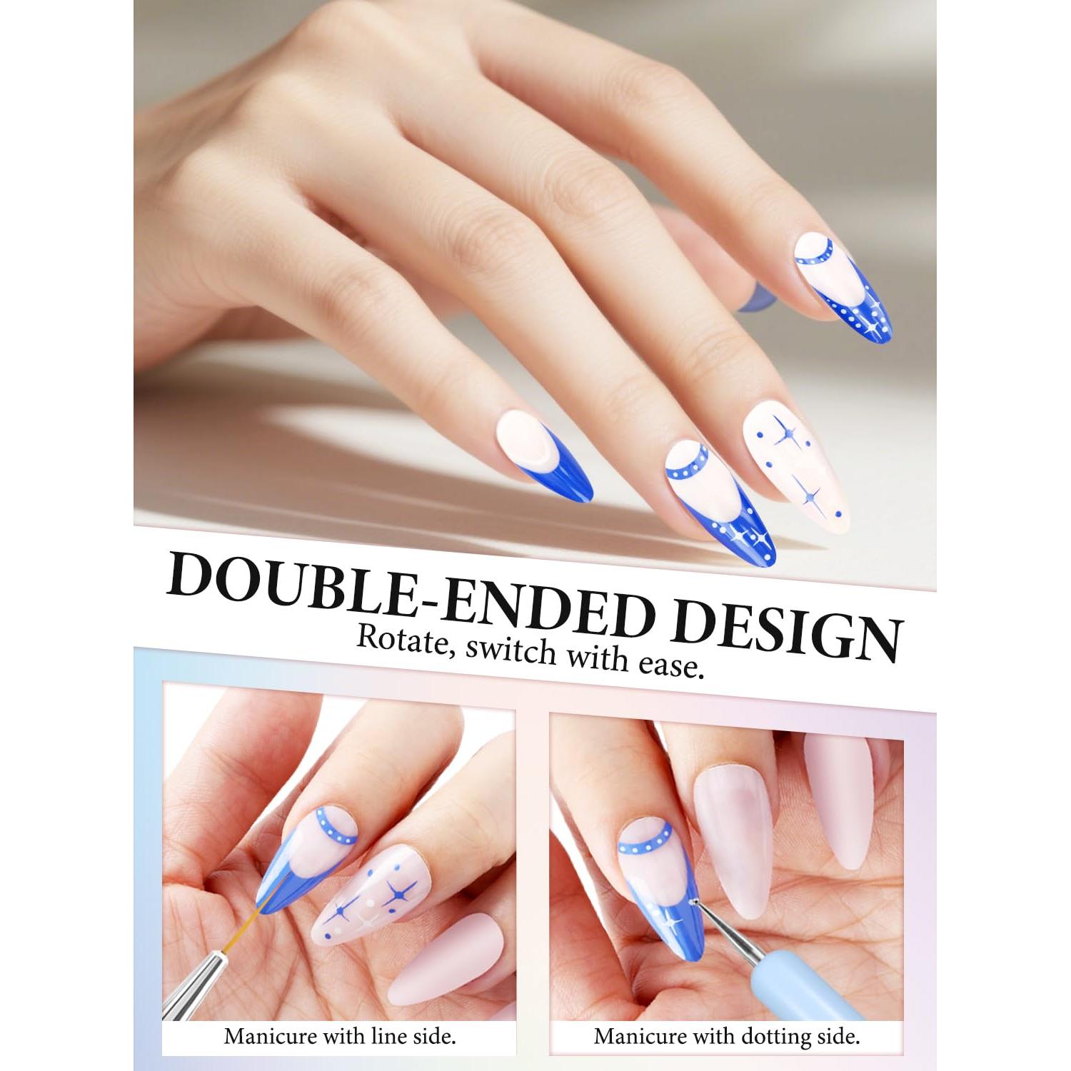 Juego de 10 Pinceles para Arte de Uñas YOOVR - Diseño Profesional