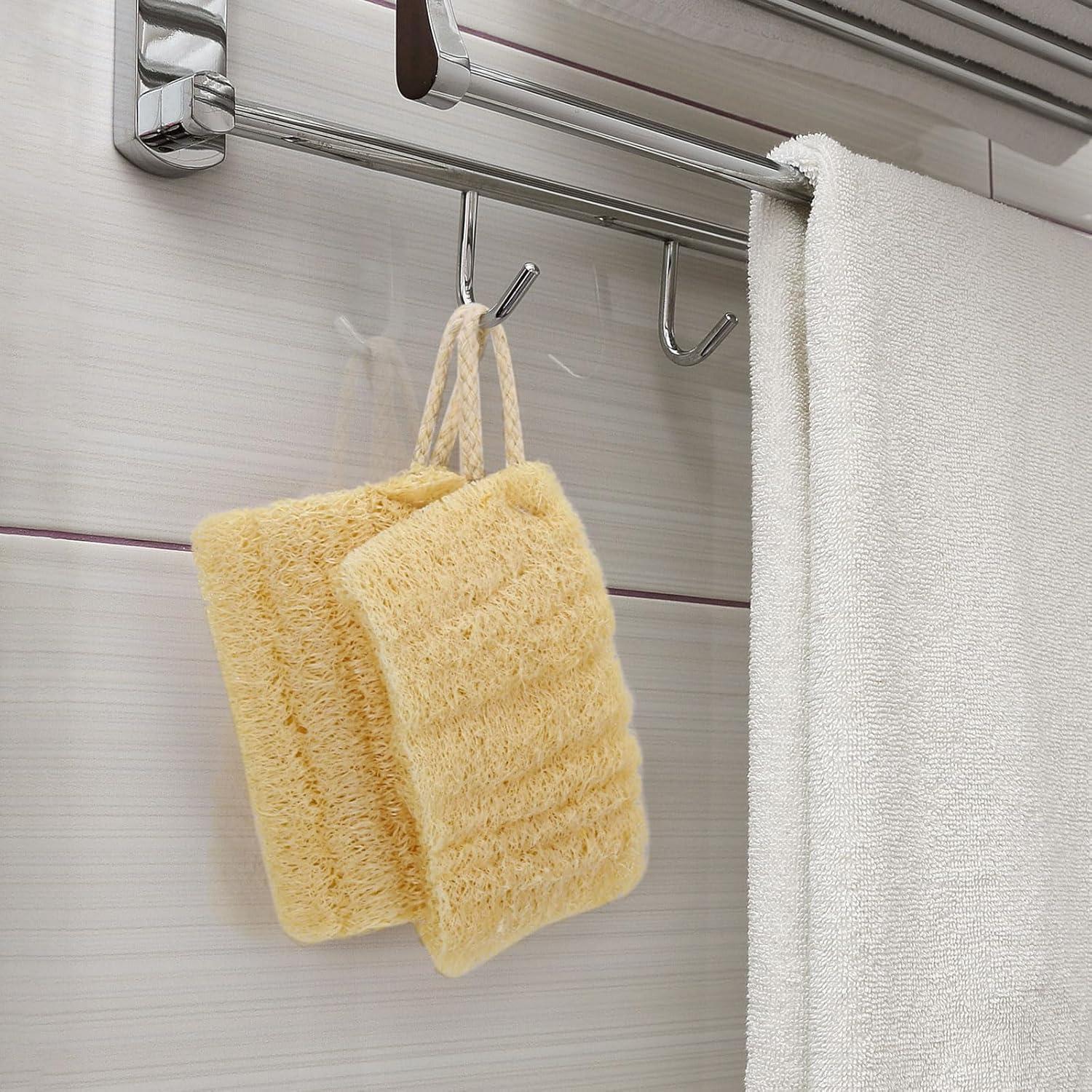 Esponjas Exfoliantes de Lufa Natural Tbestmax - 12 Piezas