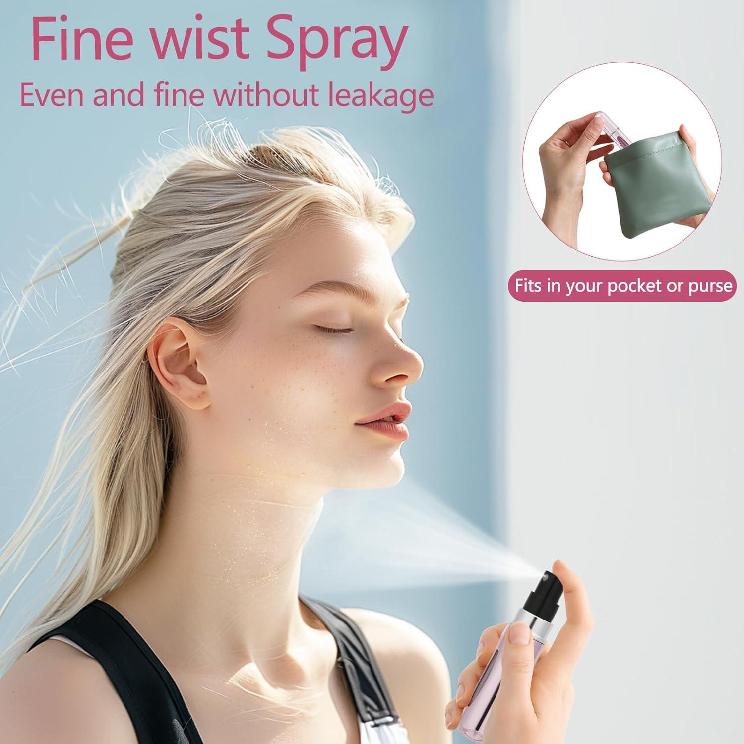 Botella Atomizador de Perfume Recargable Opasyo 5 ml - Pack 4