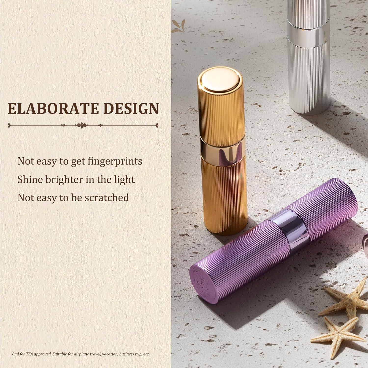 Botella de Perfume de Viaje Rellenable LISAPACK 8ml - Spray Portátil