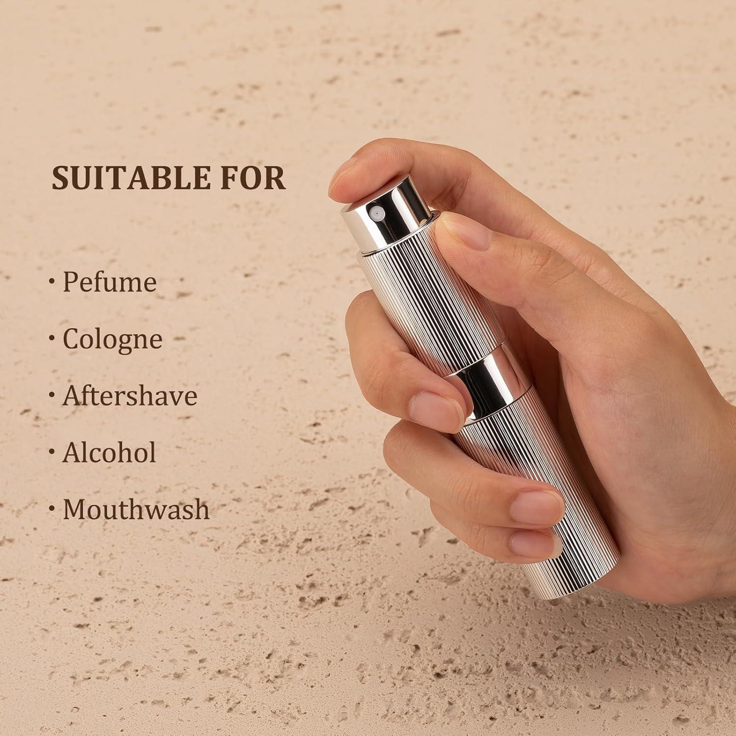 Botella de Perfume de Viaje Rellenable LISAPACK 8ml - Spray Portátil