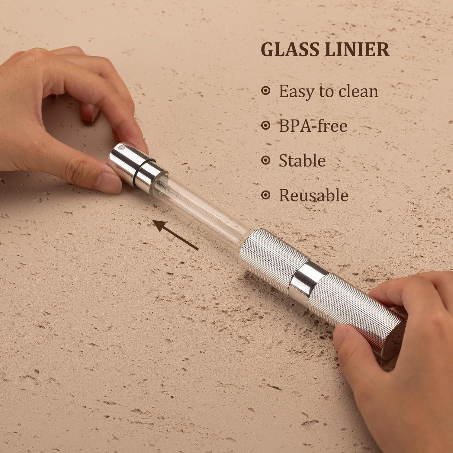 Botella de Perfume de Viaje Rellenable LISAPACK 8ml - Spray Portátil