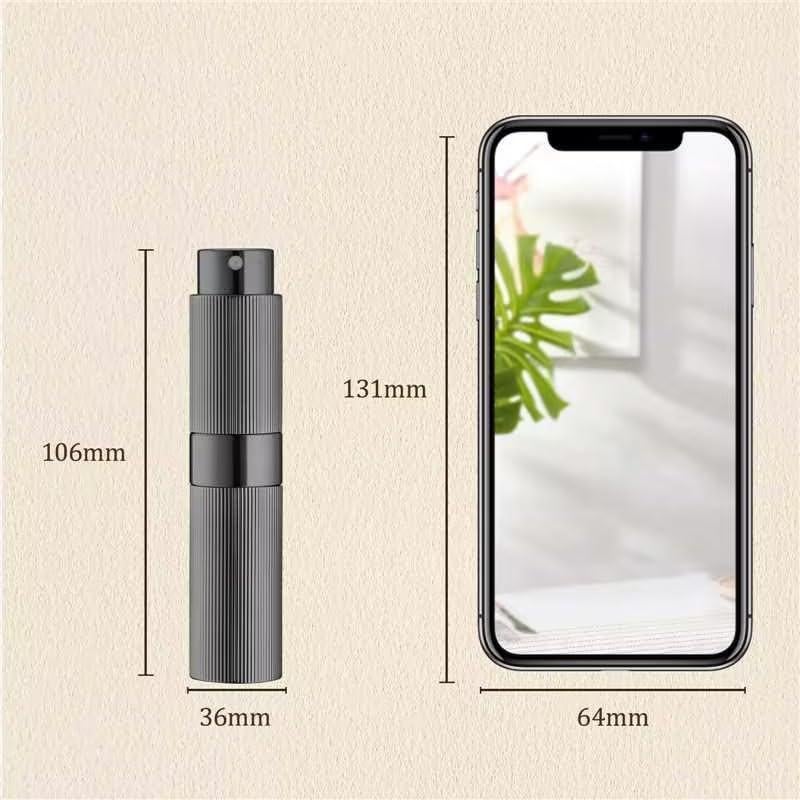 Botella de Perfume de Viaje Rellenable LISAPACK 8ml - Spray Portátil