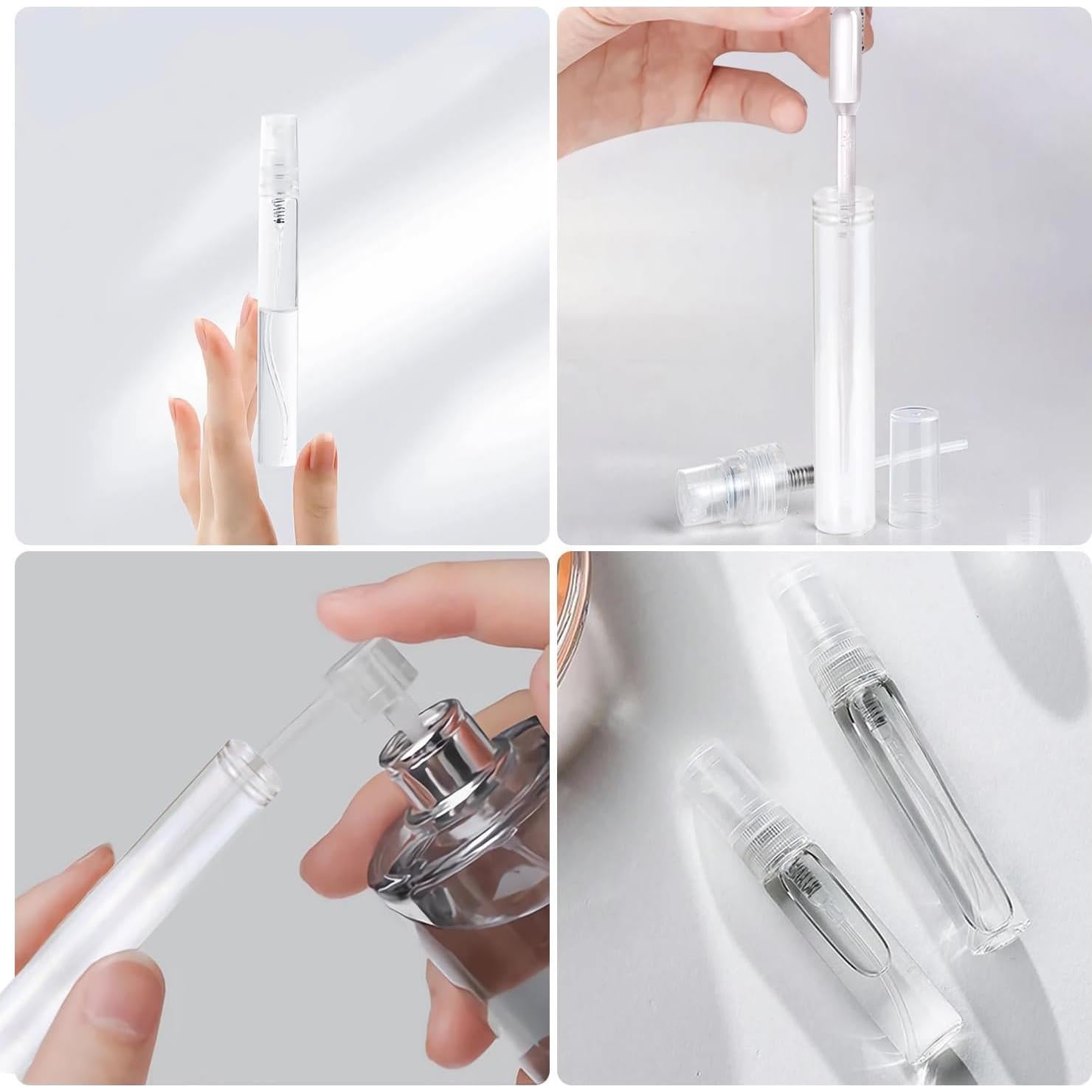 Botellas de Spray Mini 10ml uadbau - 5 Pcs Rellenables