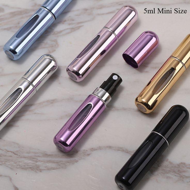 Botellas Atomizadoras de Perfume Recargables Genérico 5ml - Paquete de 4