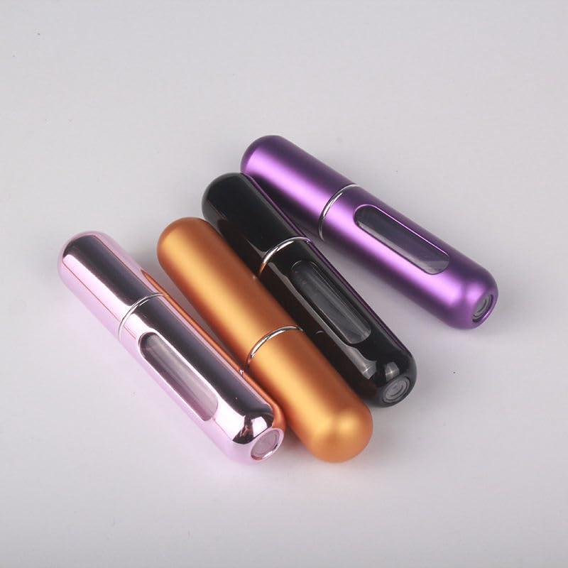 Botellas Atomizadoras de Perfume Recargables Genérico 5ml - Paquete de 4