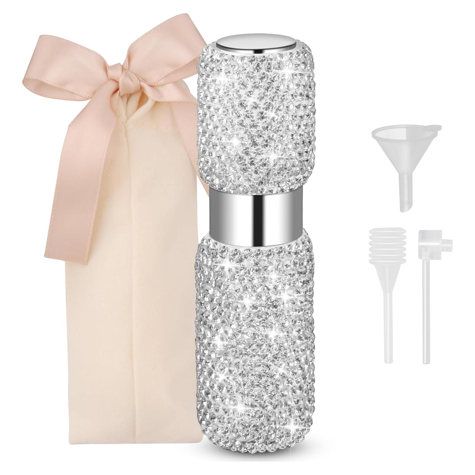 Botella de Perfume Recargable Shyshining 8ml Plata Viaje