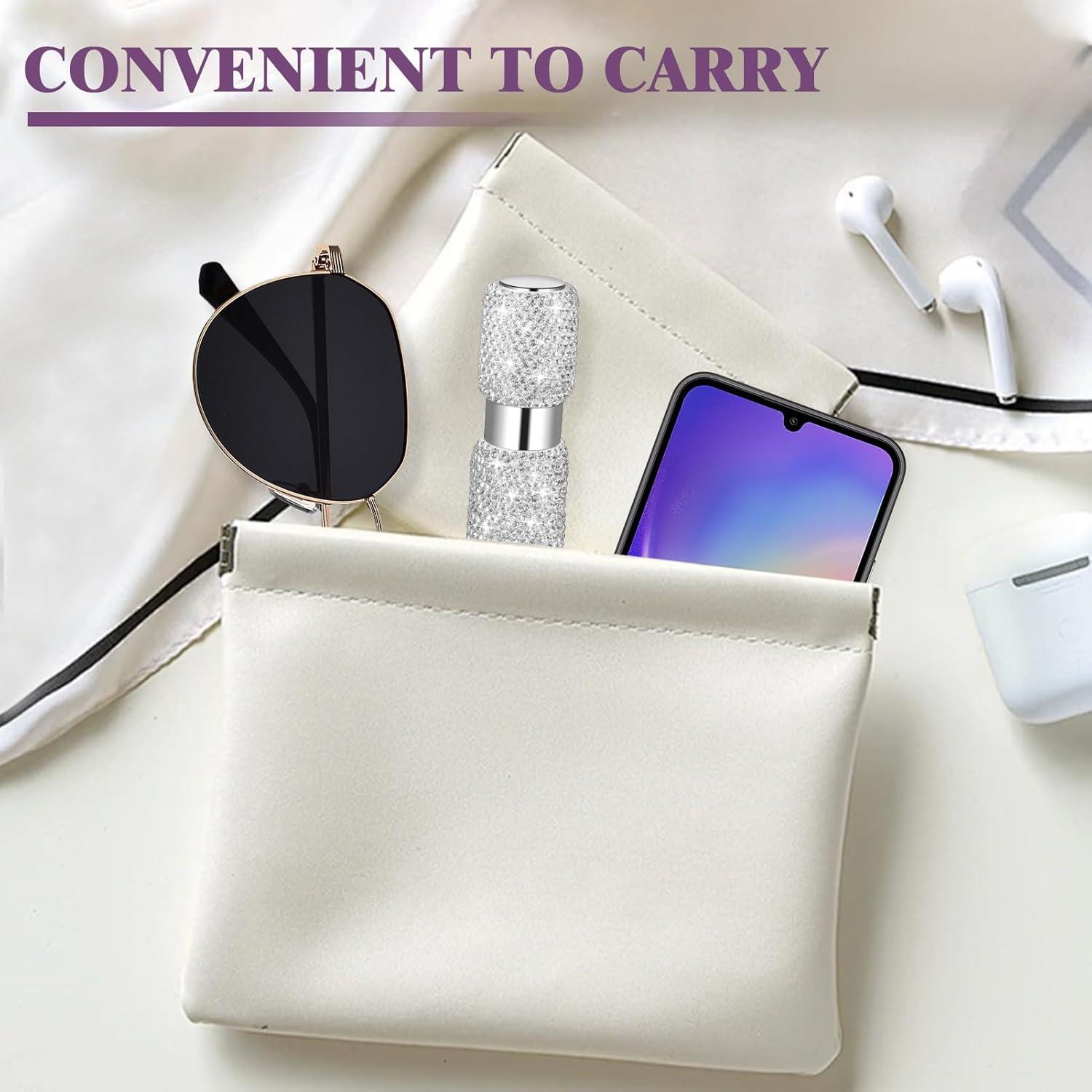 Botella de Perfume Recargable Shyshining 8ml Plata Viaje