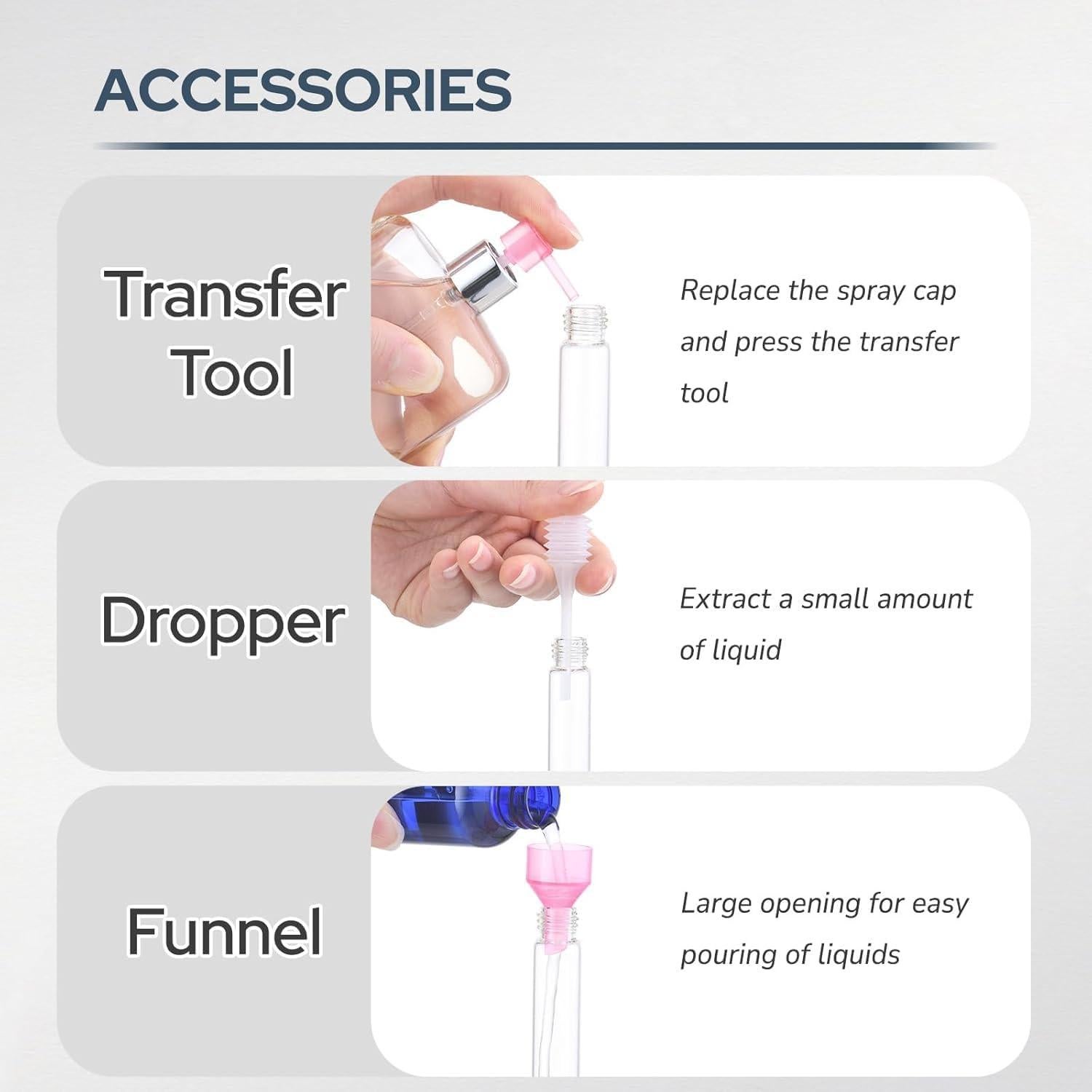 Atomizador de Perfume Rellenable Fusupak 10ml Marrón 2PCS