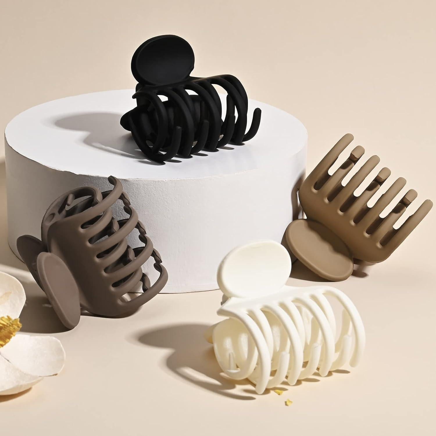 Clips de Pelo DEEKA Doble Fila Antideslizantes 4 Piezas