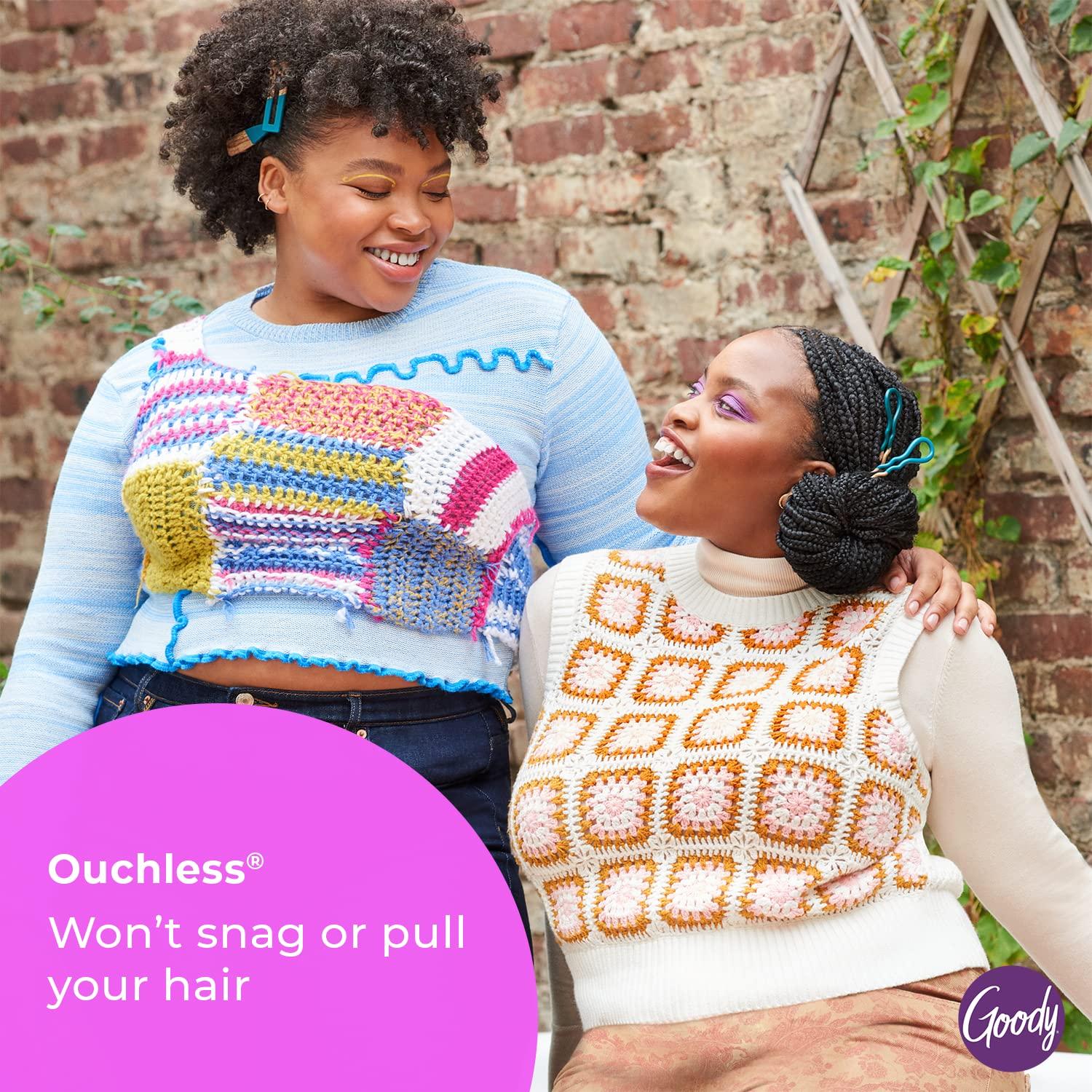 Bandas para Cabello Goody Ouchless 10 Piezas Negras Sin Daño