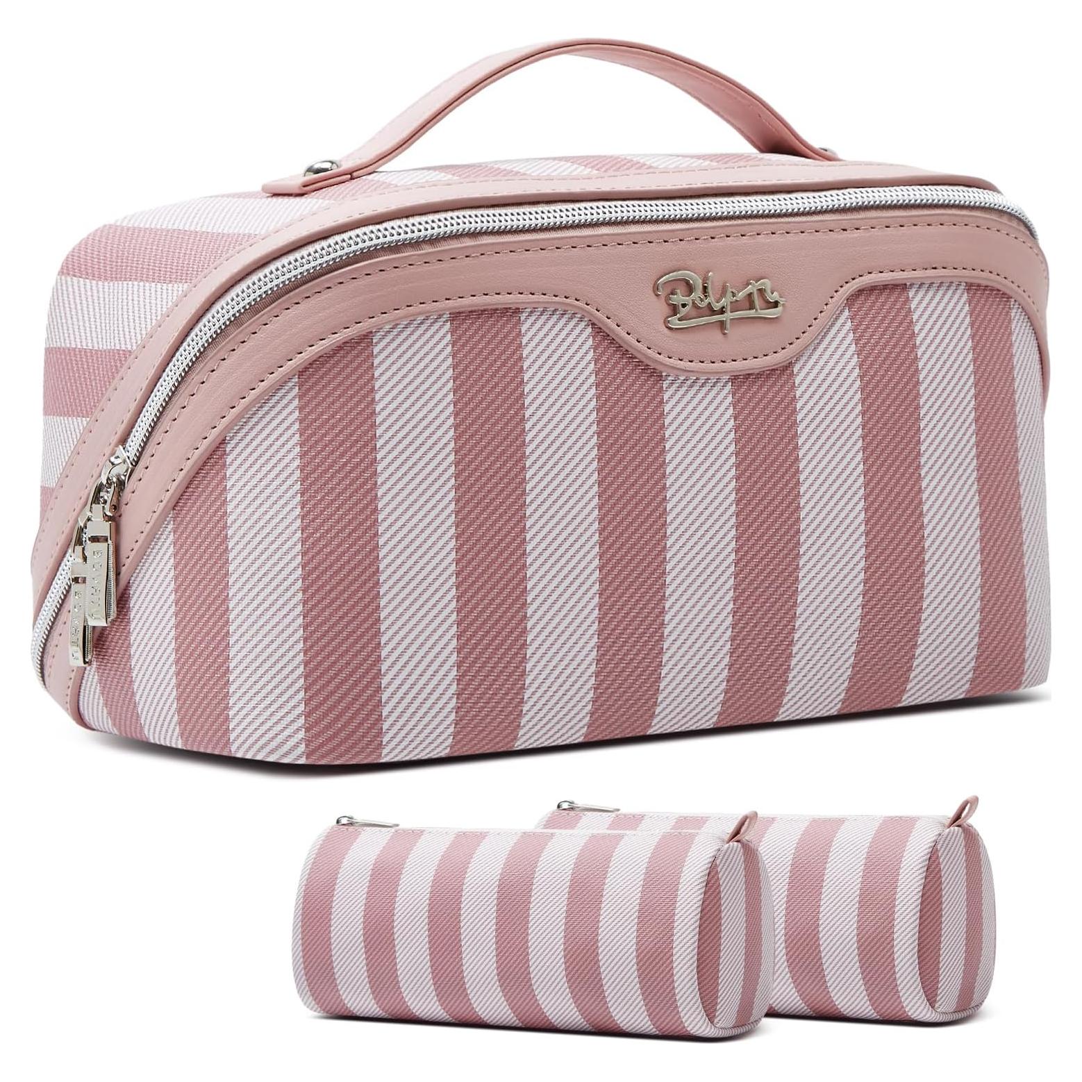 Bolsa de Maquillaje de Viaje BOYATU Rosa - Set 3 Bolsas Cosméticas