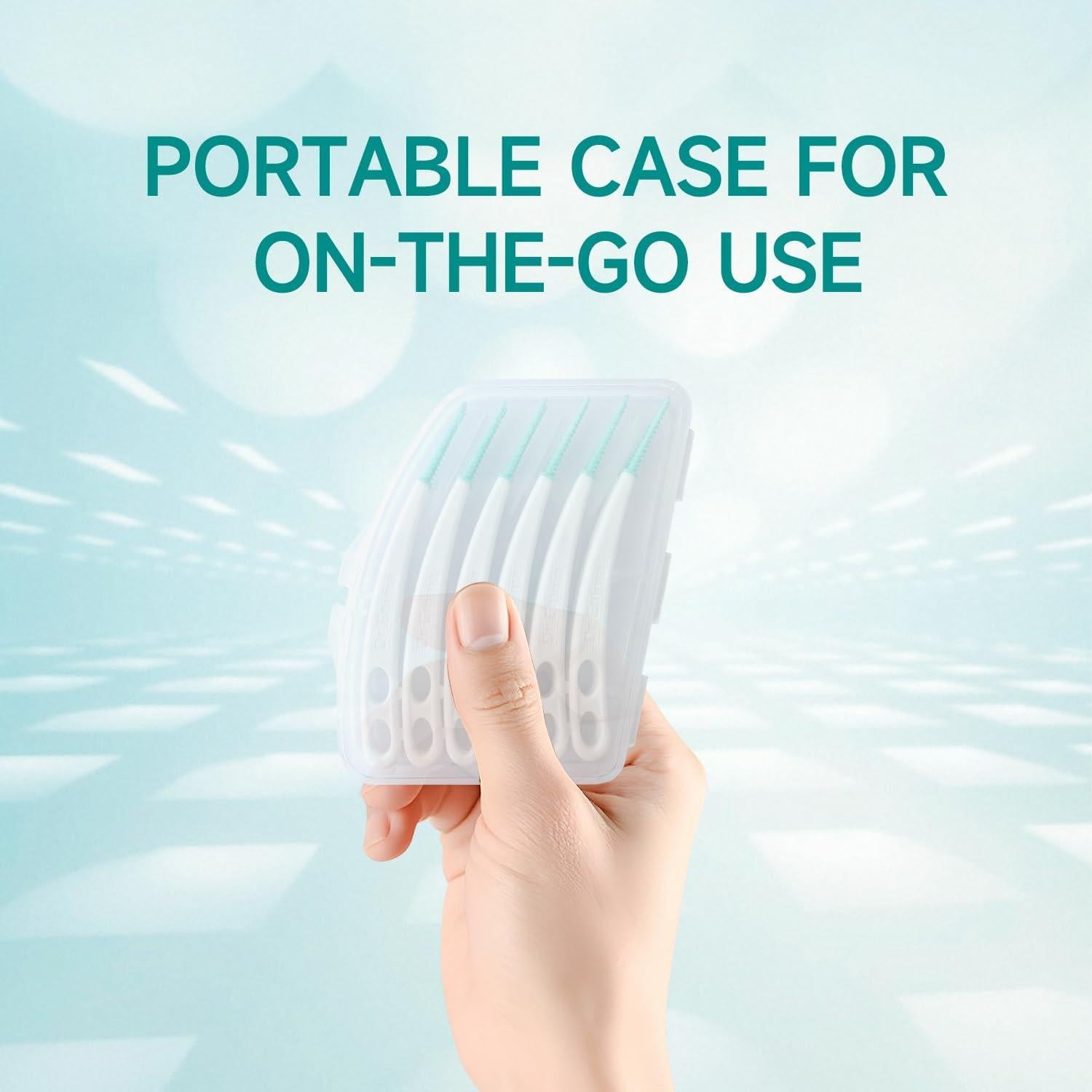 Palillos Dentales Curvados Dr. Emma de Menta 90 Unidades