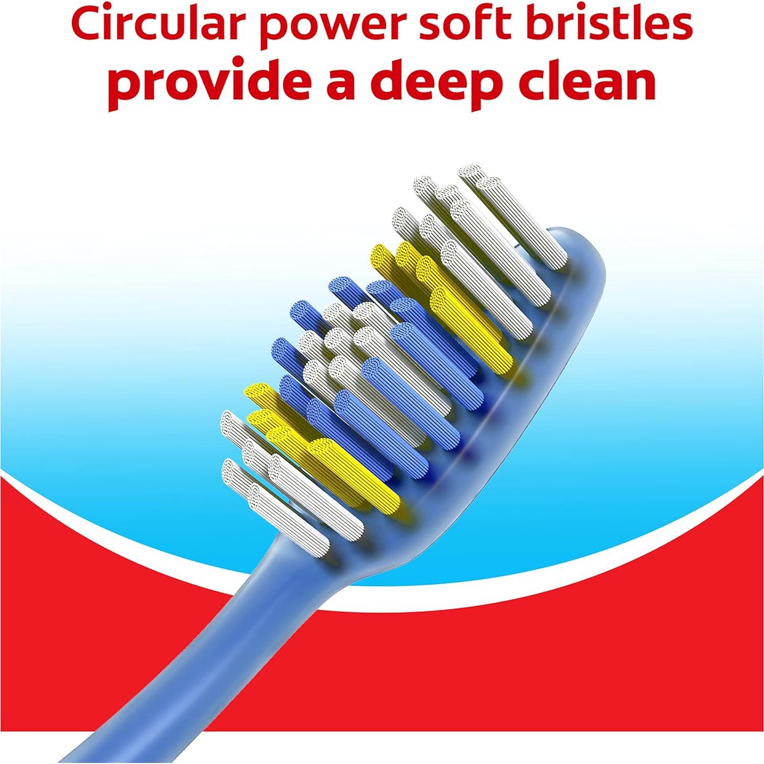 Cepillo de Dientes Colgate Extra Clean Suave 6 Unidades