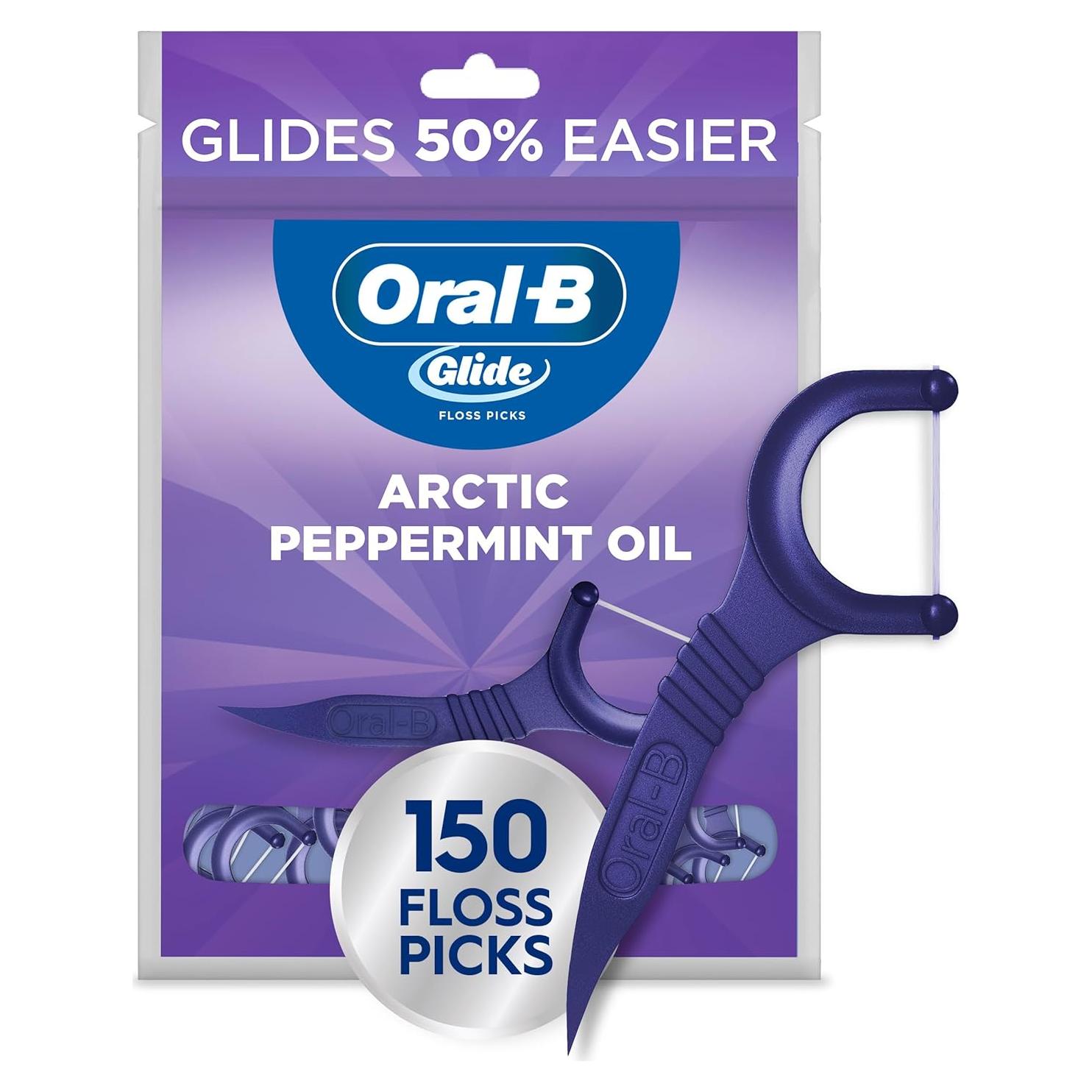 Palillos de Hilo Dental Oral-B Glide Menta Ártica 150 Unidades