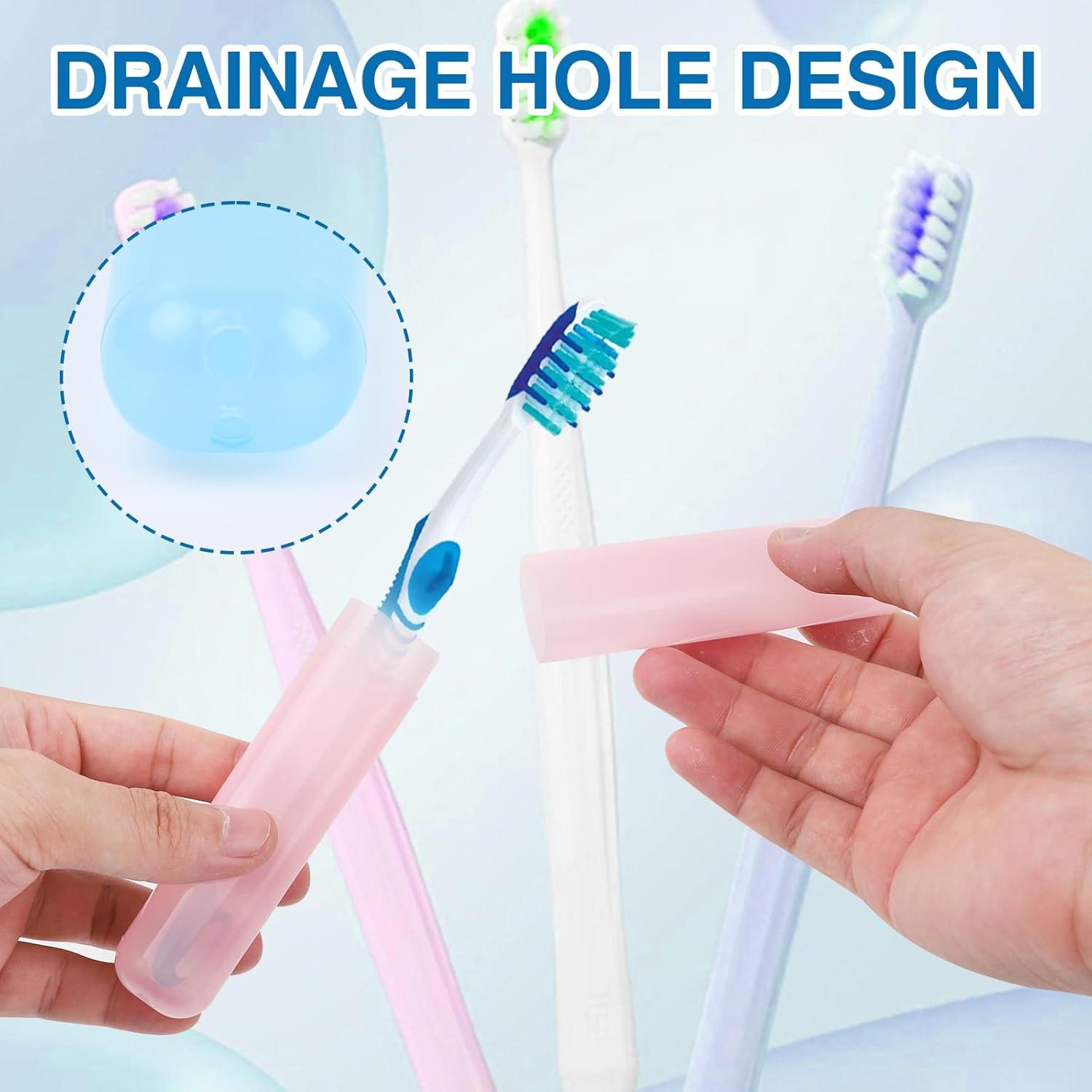 Estuches para Cepillos de Dientes GUSDYIT - 8 Piezas Viaje