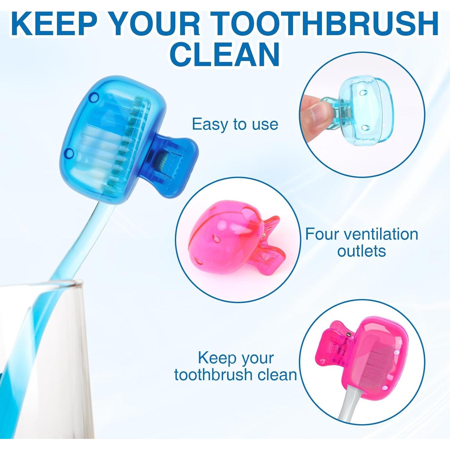 Estuches para Cepillos de Dientes GUSDYIT - 8 Piezas Viaje