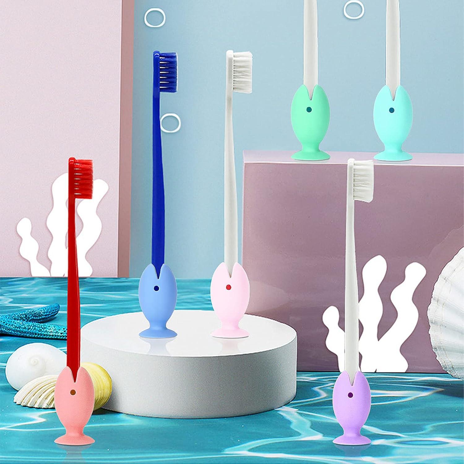 Soporte de Cepillo de Dientes Mini Pez Linkidea x18 Silicona