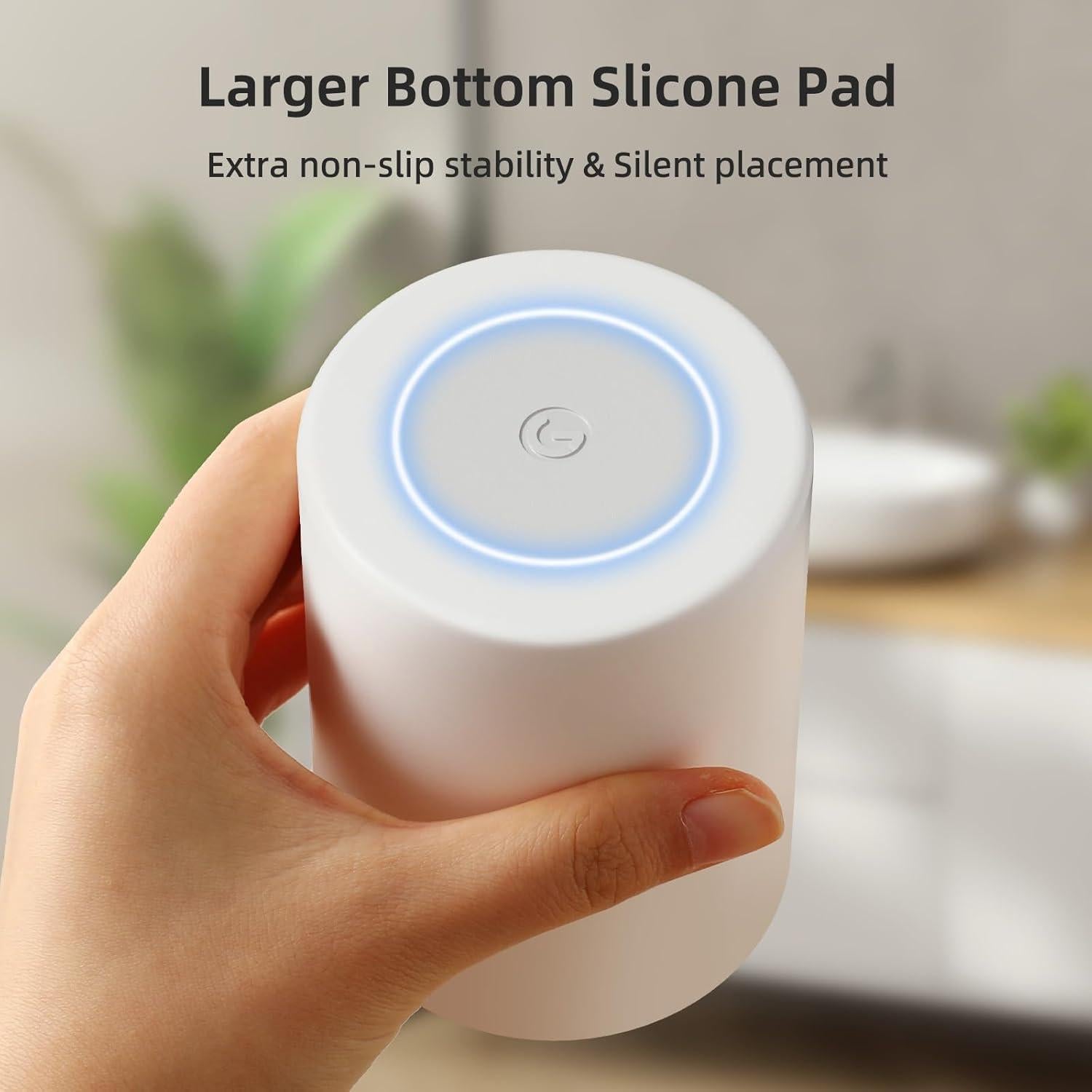 Vaso para Cepillos de Dientes GONGQIN 390ml Blanco 2Pcs