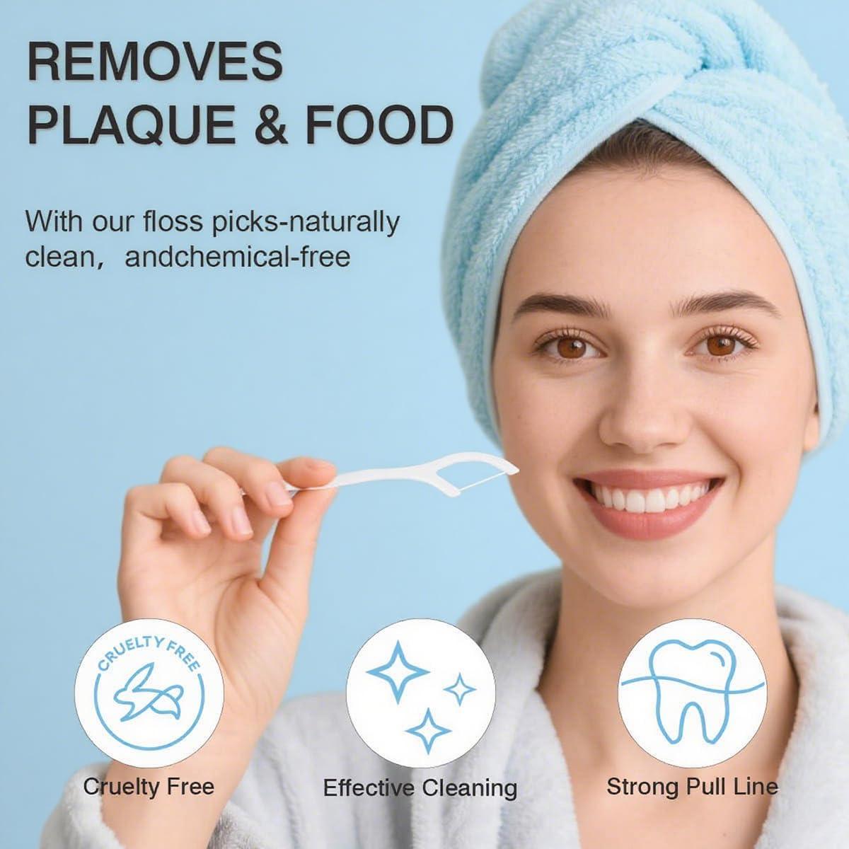 600 Palillos de Hilo Dental HANWEE - Limpieza Profunda Familiar