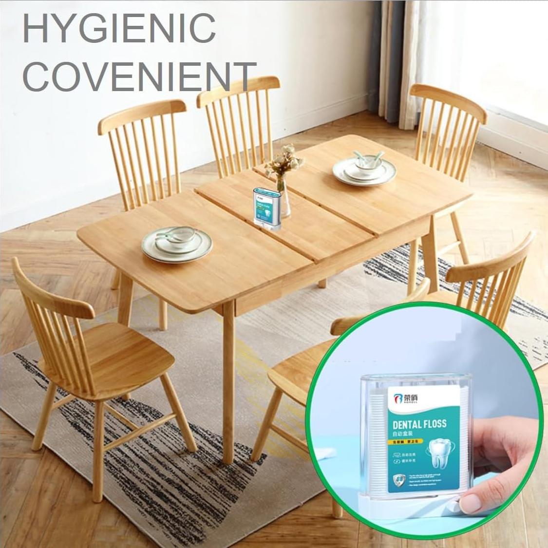 Palillos de Hilo Dental Automáticos HZXG con Dispensador y 3 Estuches