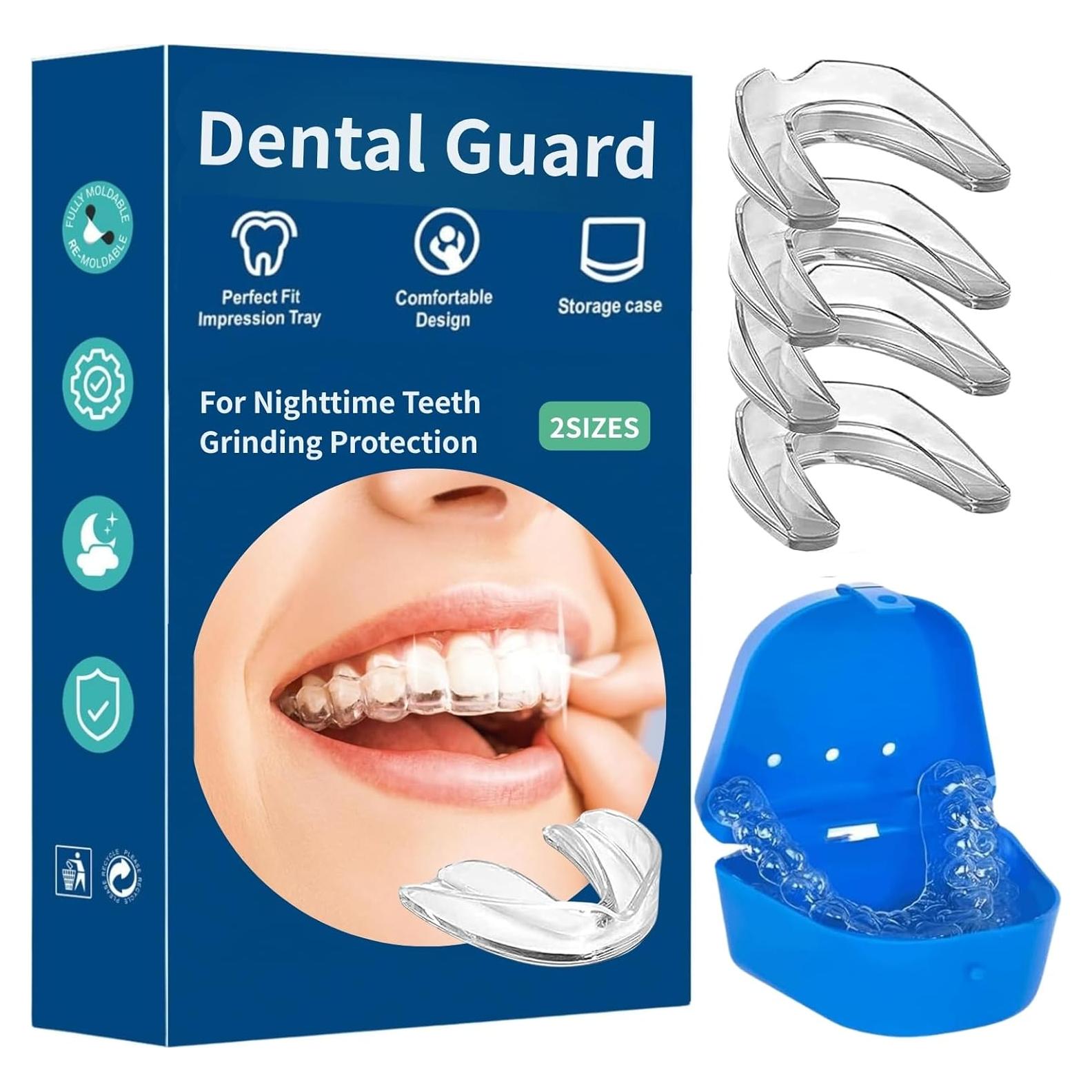 Protector Bucal Nocturno Oormgsrc para Bruxismo - 4 Piezas