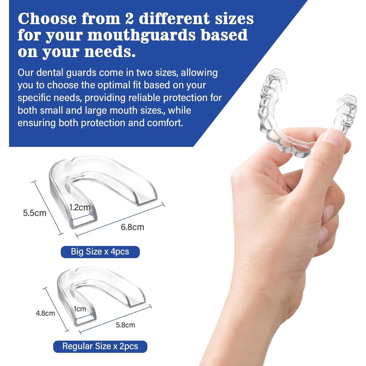 Protector Bucal Nocturno Mitreal para Rechinar Dientes con 12 Tabletas