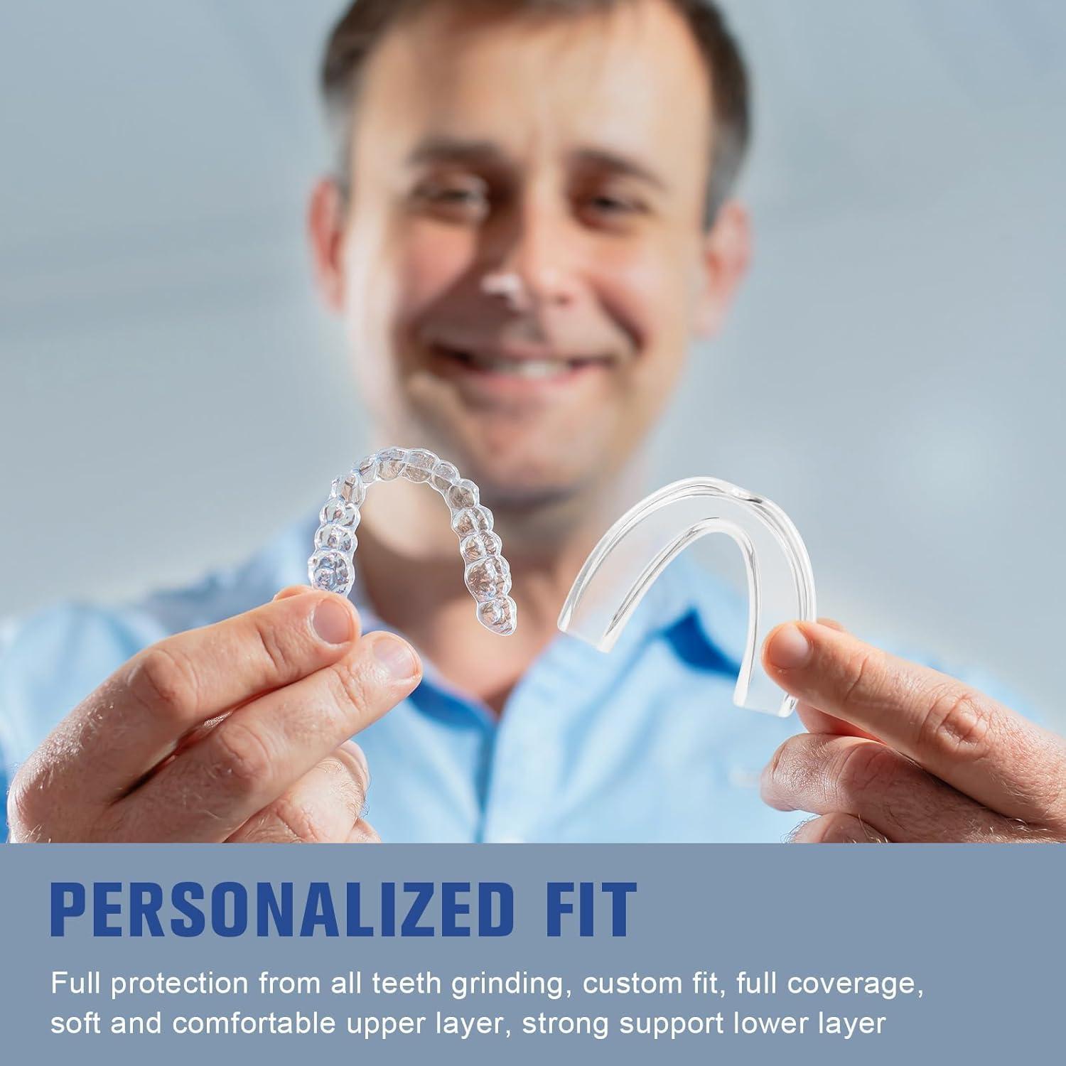 Protector Bucal Nocturno NOIKO para Rechinar Dientes - 4 Unidades