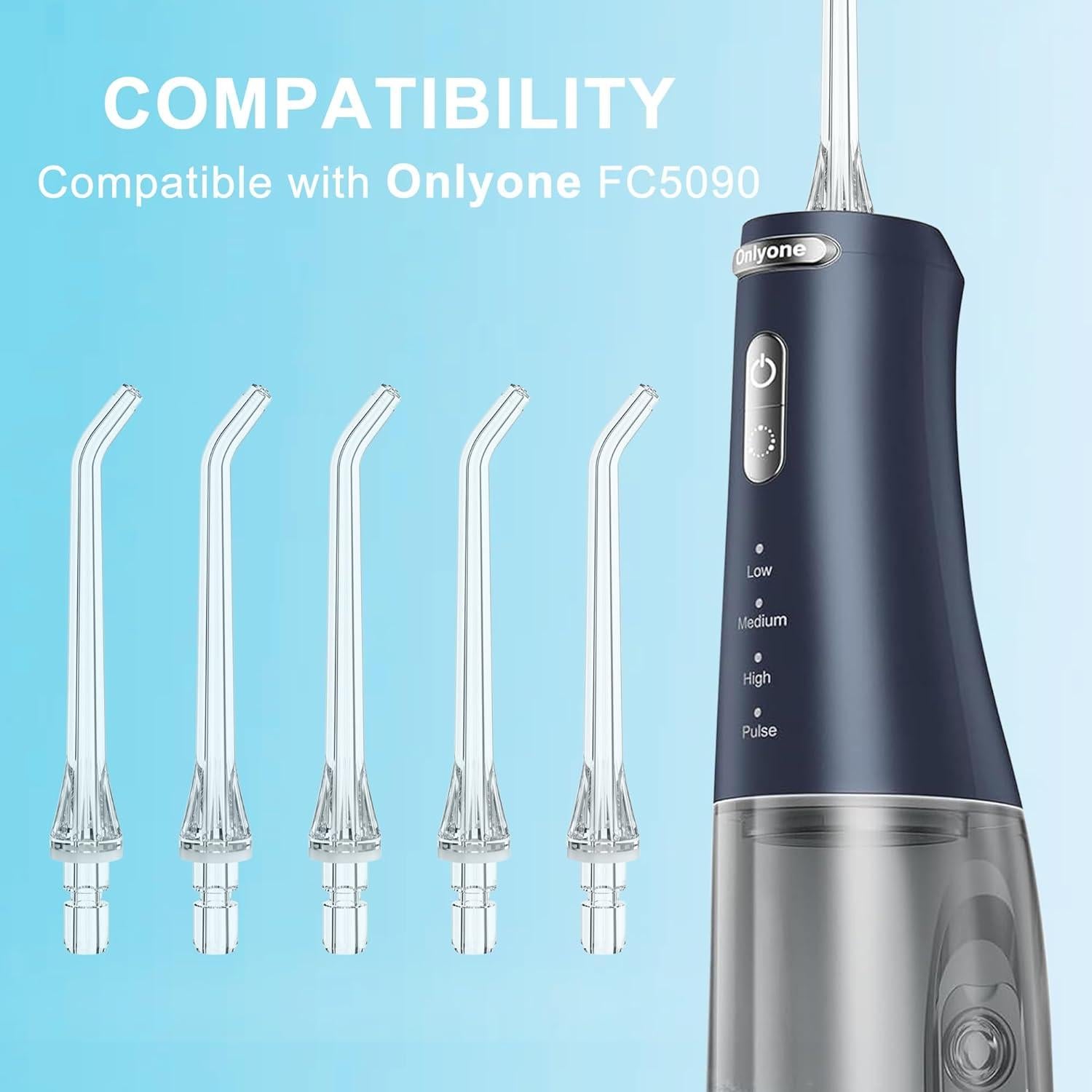 Puntas de Repuesto para Irrigador de Agua Onlyone FC5090 - 5 Puntas Clásicas