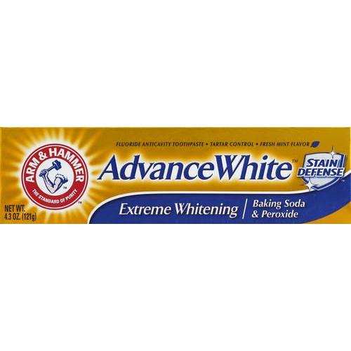 Pasta de Dientes ARM & HAMMER Advance White 121.9 g Blanqueante