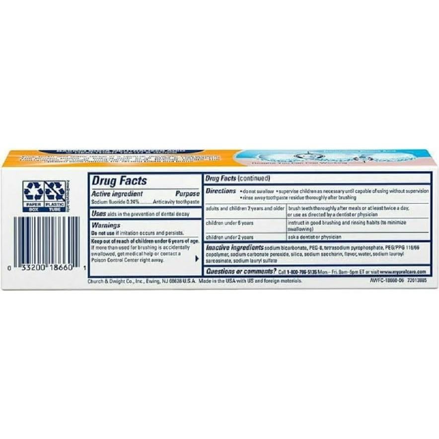 Pasta de Dientes ARM & HAMMER Advance White 121.9 g Blanqueante