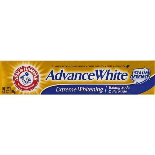 Pasta de Dientes ARM & HAMMER Advance White 121.9 g Blanqueante