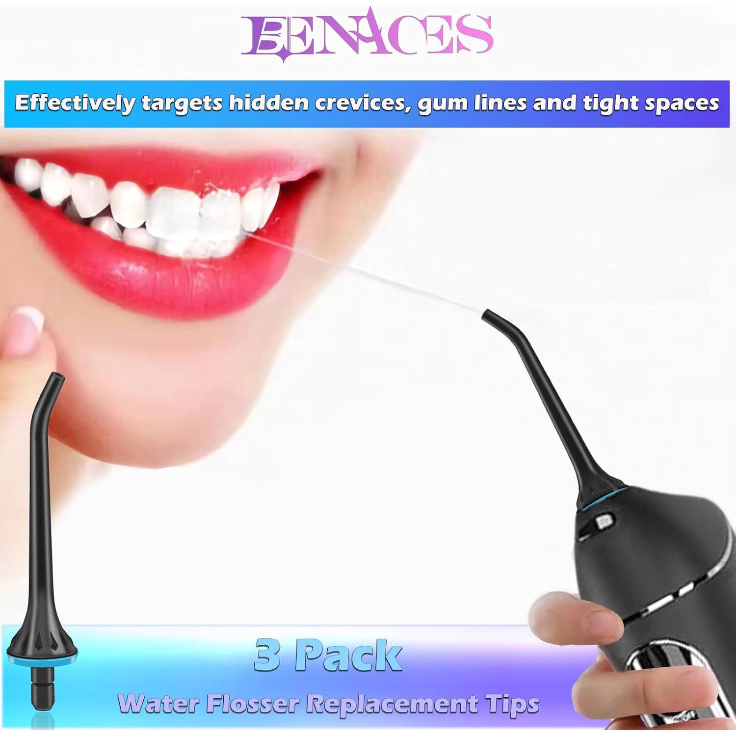 Paquete de 3 Puntas de Reemplazo para Irrigador BENACES