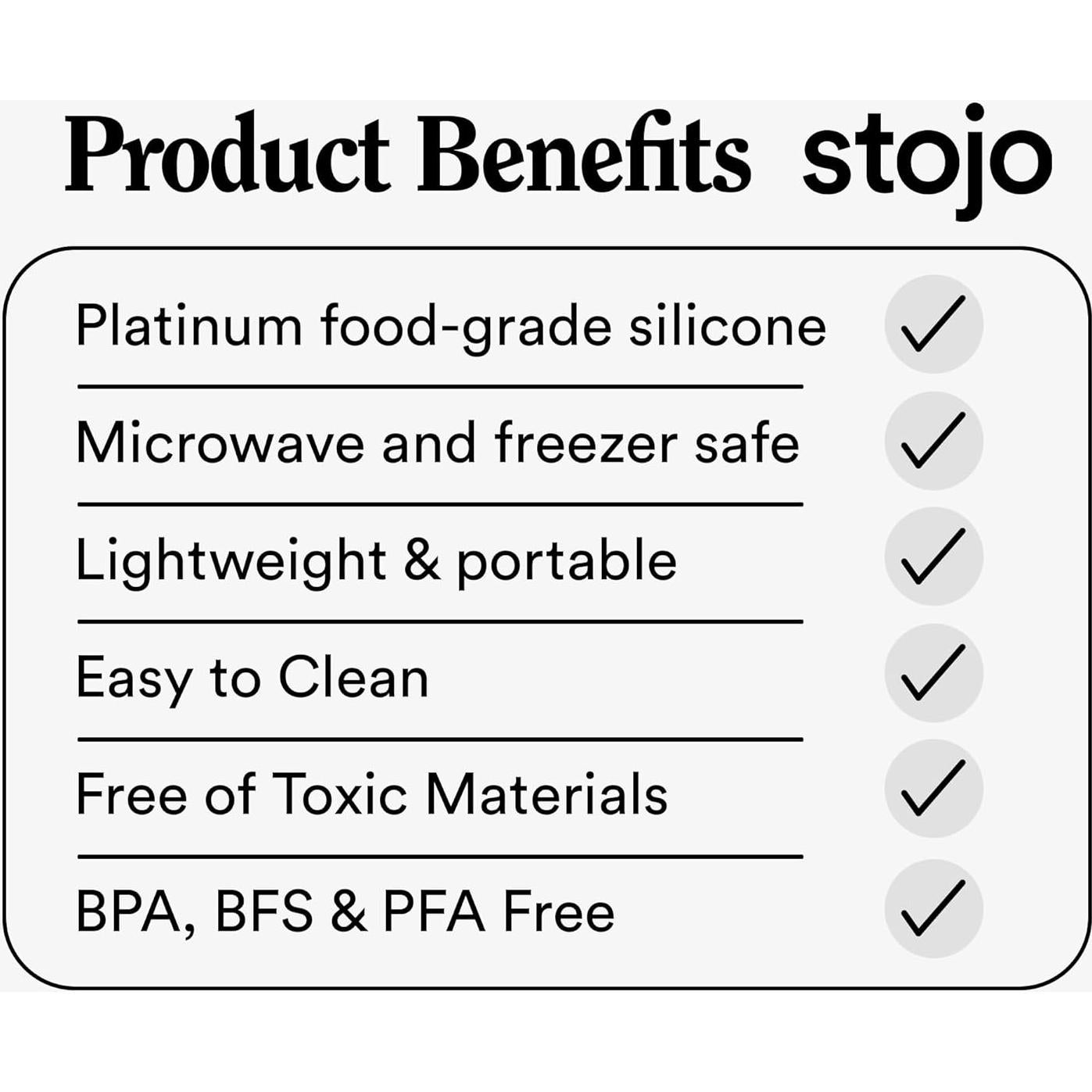 Taza de Viaje Plegable Stojo Azul Denim 470ml Reutilizable