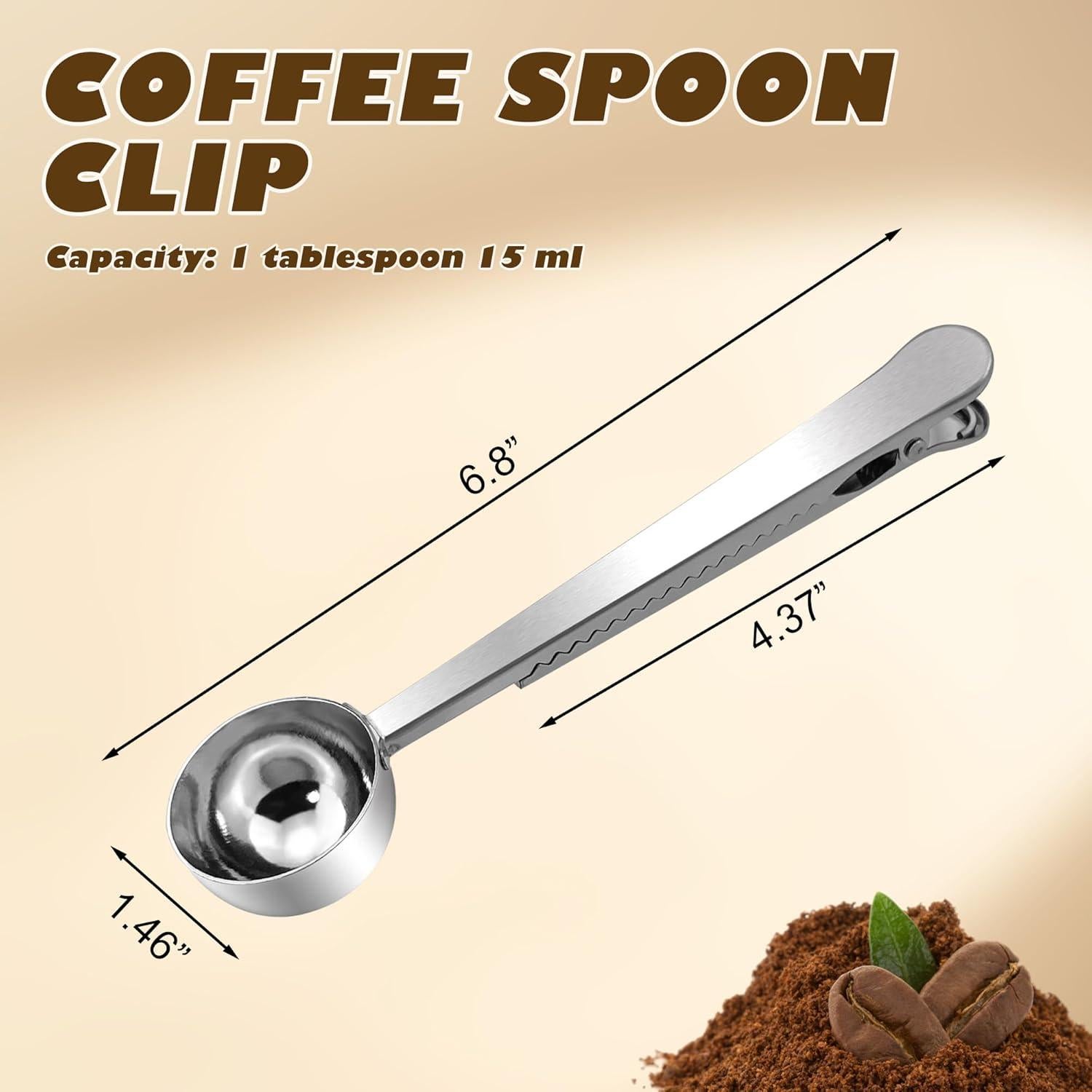 Cucharada Medidora 2 en 1 Quacc de Acero Inoxidable 17.3 cm