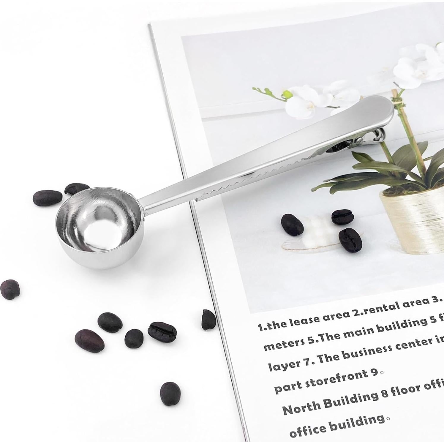 Cucharada Medidora 2 en 1 Quacc de Acero Inoxidable 17.3 cm