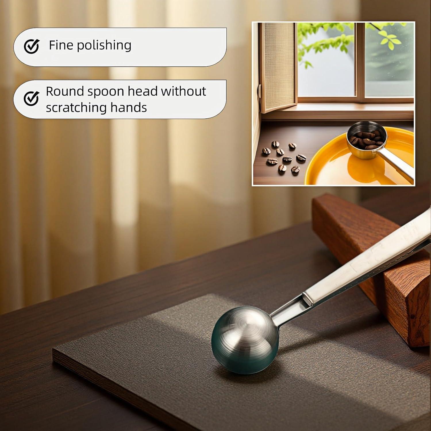 Cucharada Medidora 2-en-1 Btolin Acero Inoxidable 16.99 cm