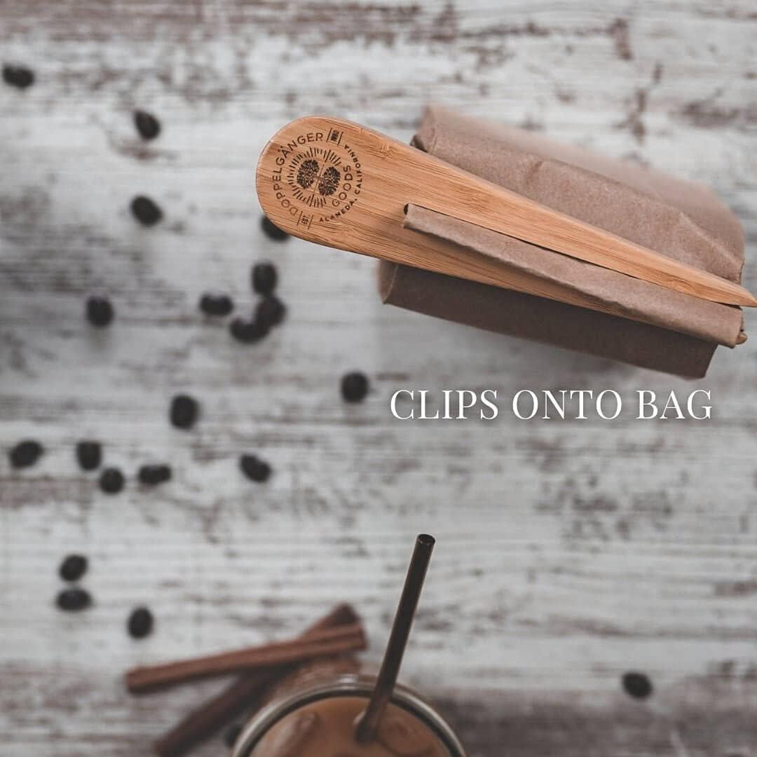 Cuchara Medidora de Bambú 1 Cucharada con Clip Doppelgänger