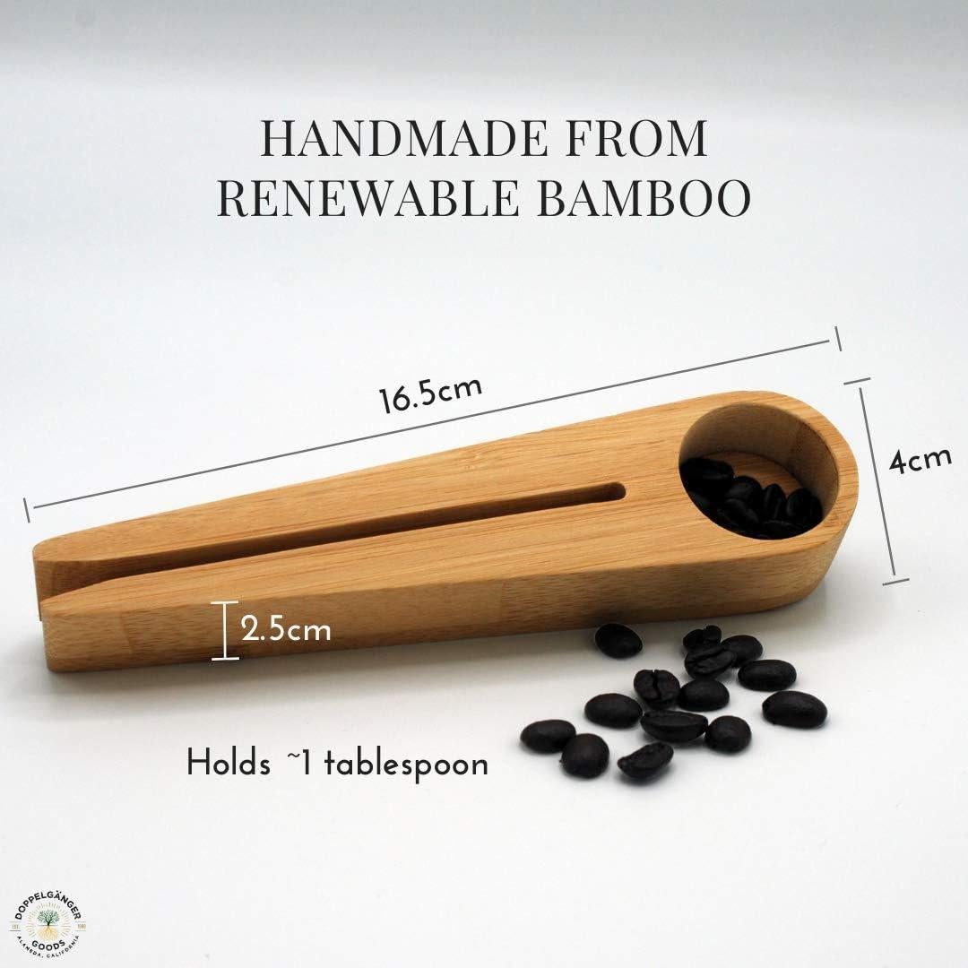 Cuchara Medidora de Bambú 1 Cucharada con Clip Doppelgänger