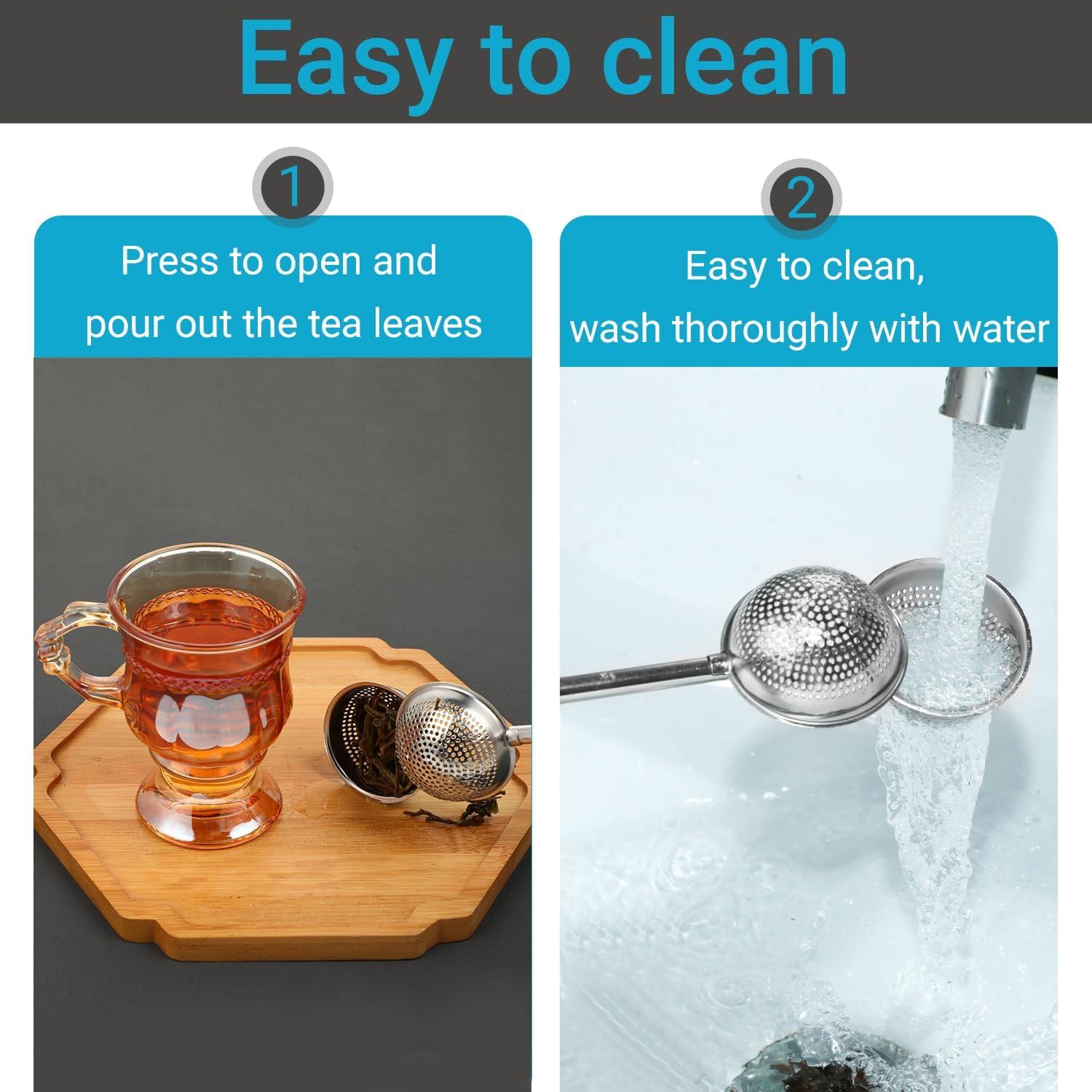 Juego de Infusor de Té y Tamiz de Harina JOINRUN 2 Piezas