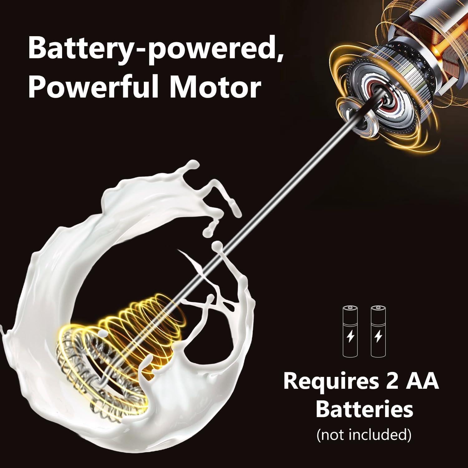 Espumador de Leche Styuanmmy 0404 Eléctrico Portátil 81.9g