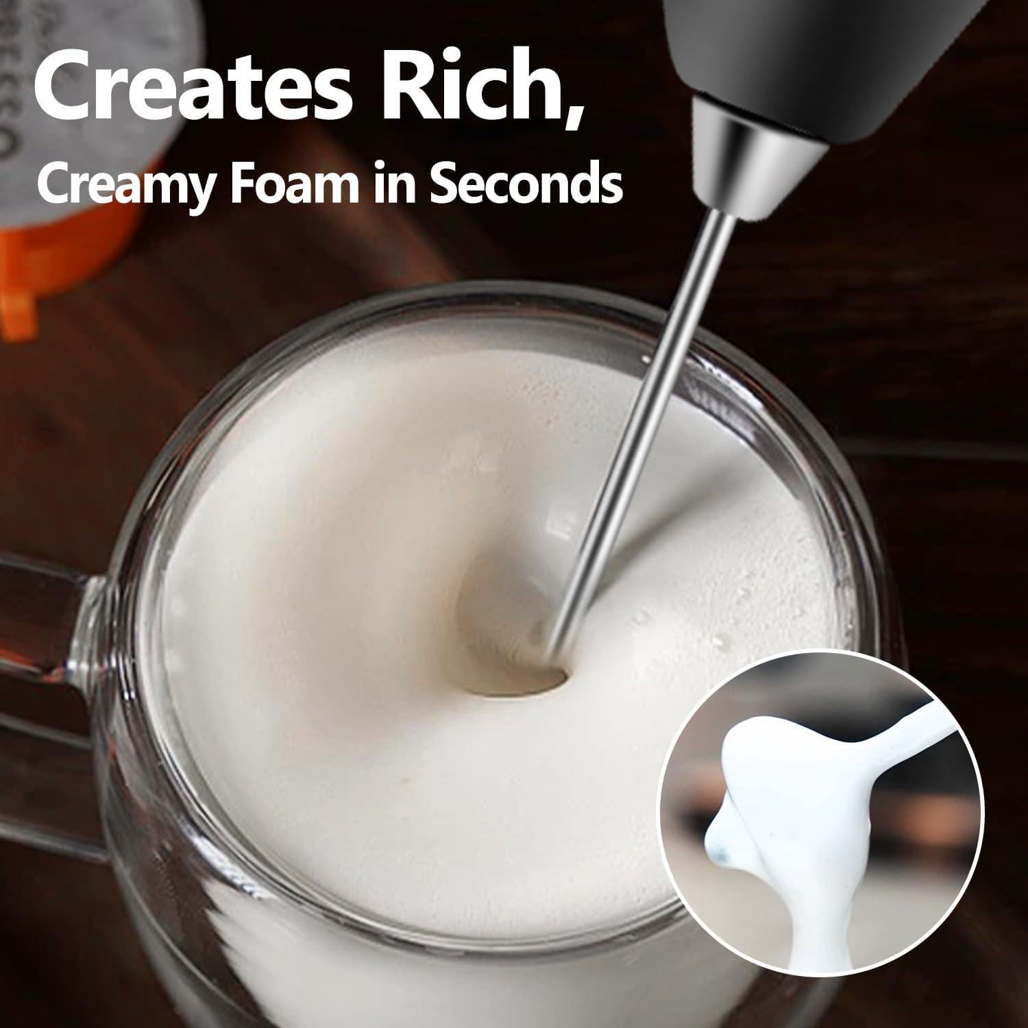 Espumador de Leche Styuanmmy 0404 Eléctrico Portátil 81.9g